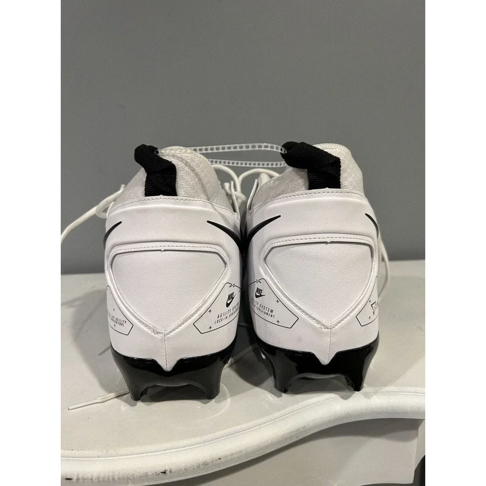 Nike Alpha Menace Pro 3 Football Cleats Men's Size 18 White Black CT6649-100‎